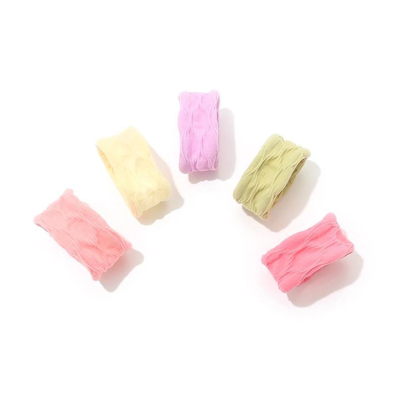 如花梦 甜美风糖果色宽边 布艺 发圈 女款