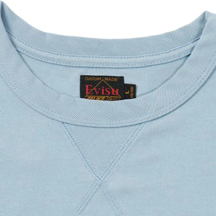 PALACE x EVISU Multi Pocket T-Shirt Dusty Blue LogoT