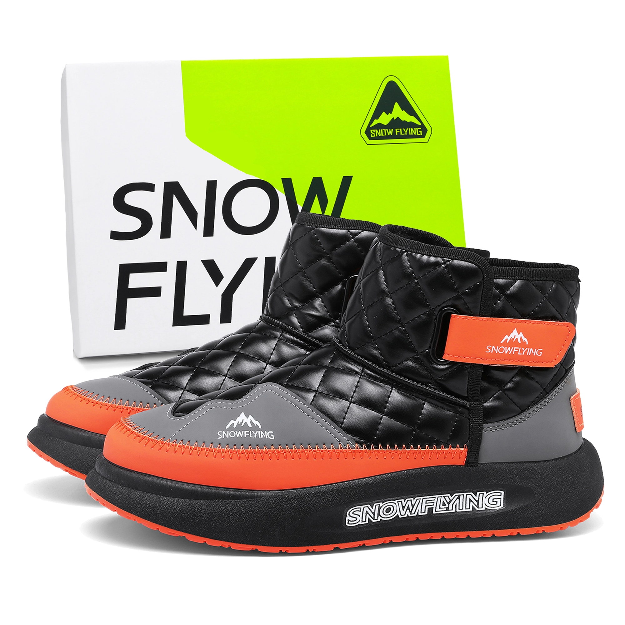 SNOW FLYING