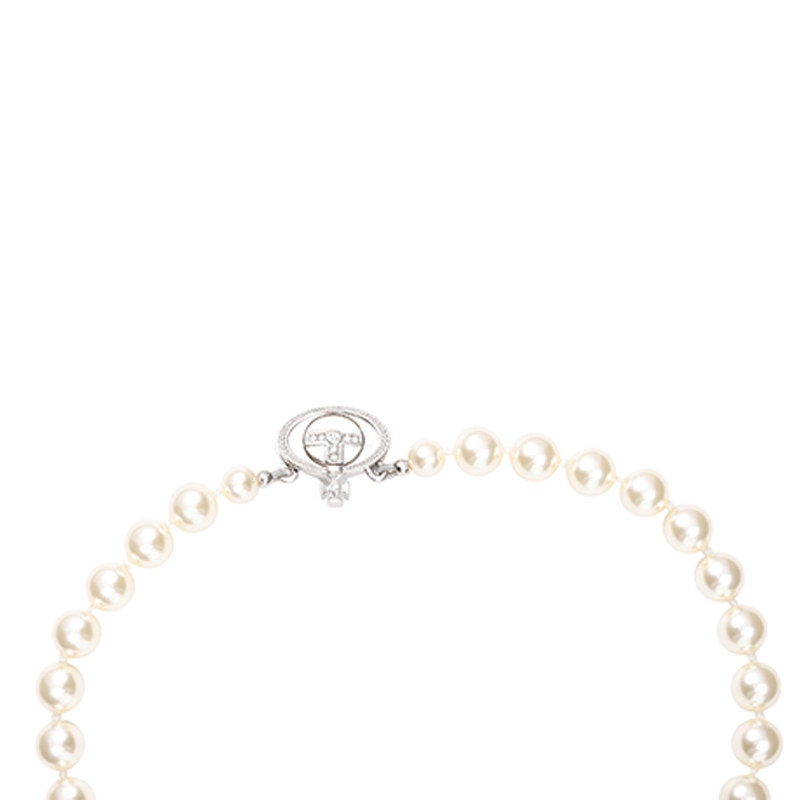 Vivienne Westwood One Row Pearl Drop Choker