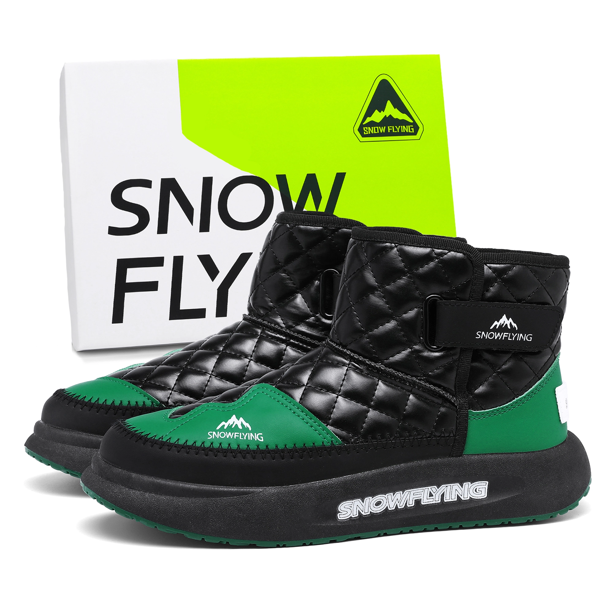 SNOW FLYING