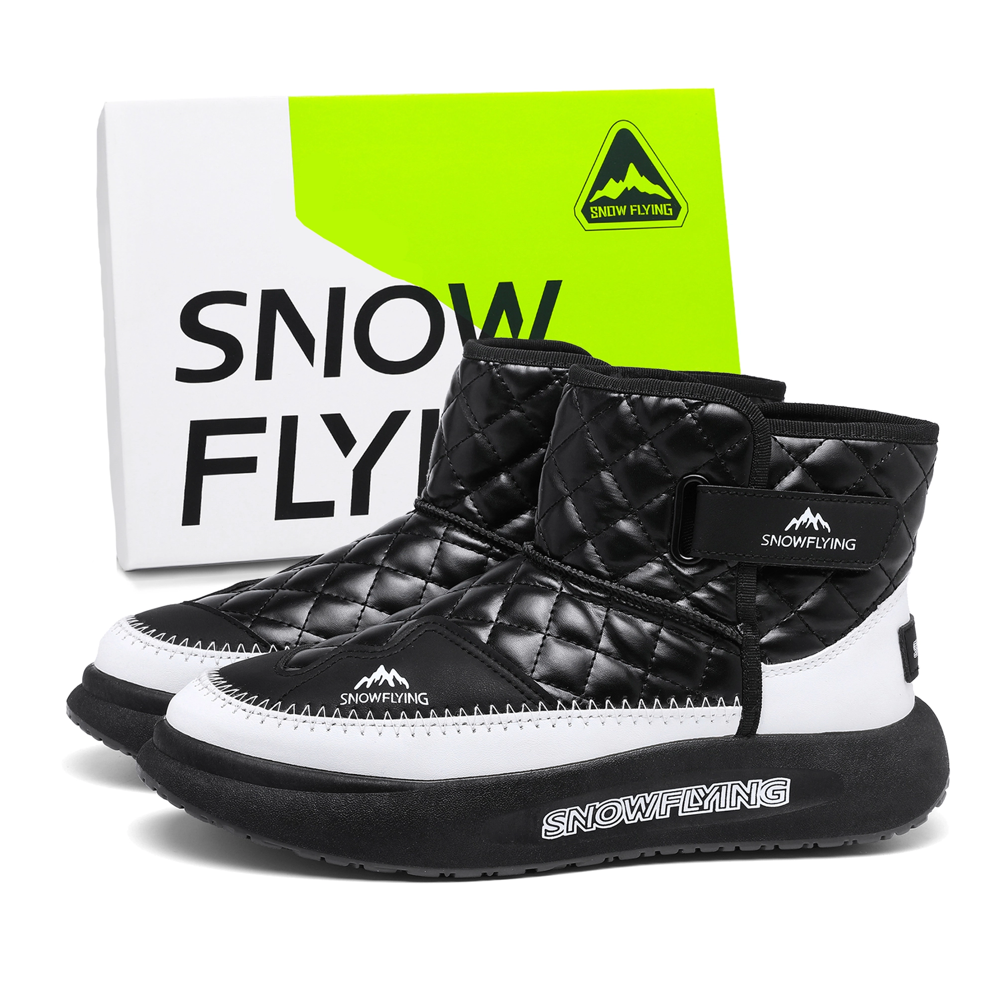 SNOW FLYING