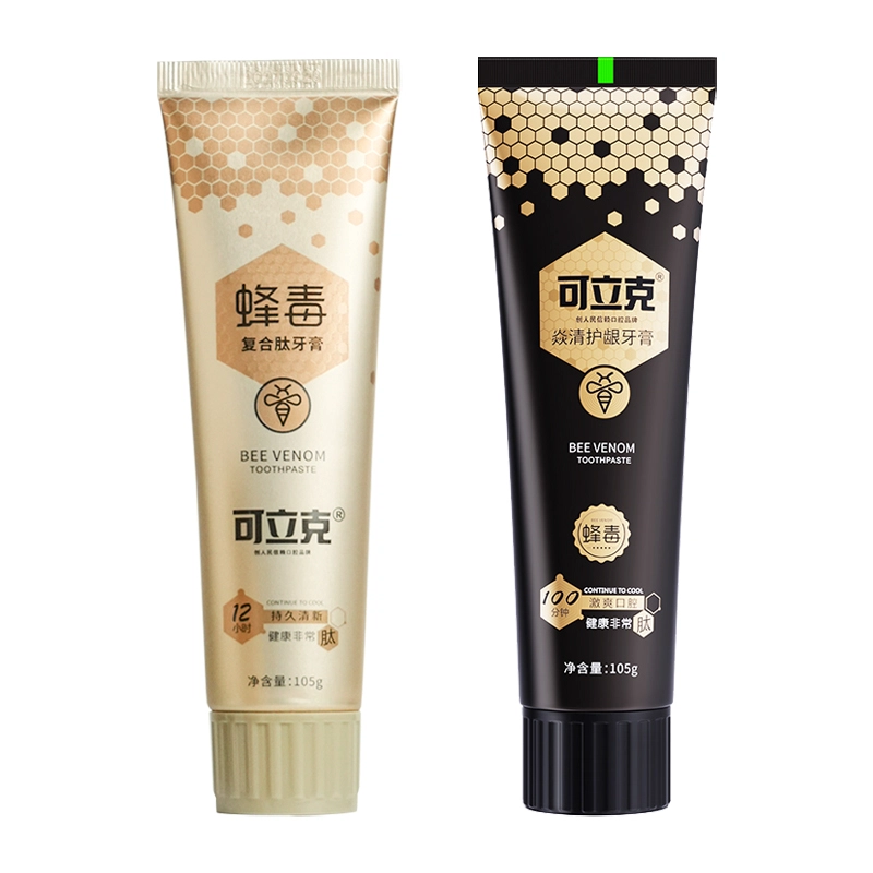 可立克 清新薄荷去除口臭舒缓牙齿不适蜂毒牙膏 清洁美白护龈固齿