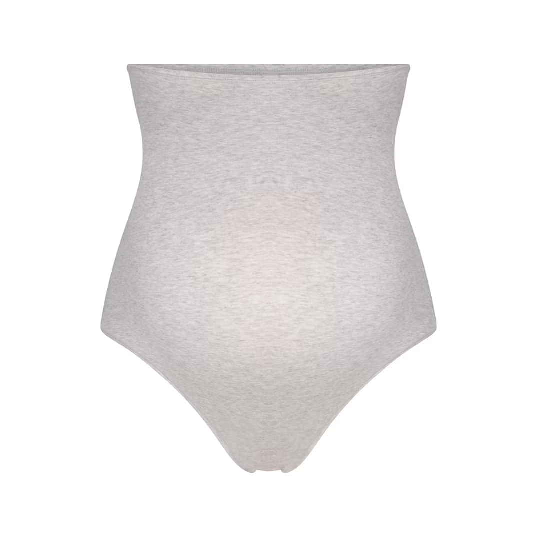 SKIMS SS25 COTTON JERSEY MATERNITY HIGH-WAISTED THONG