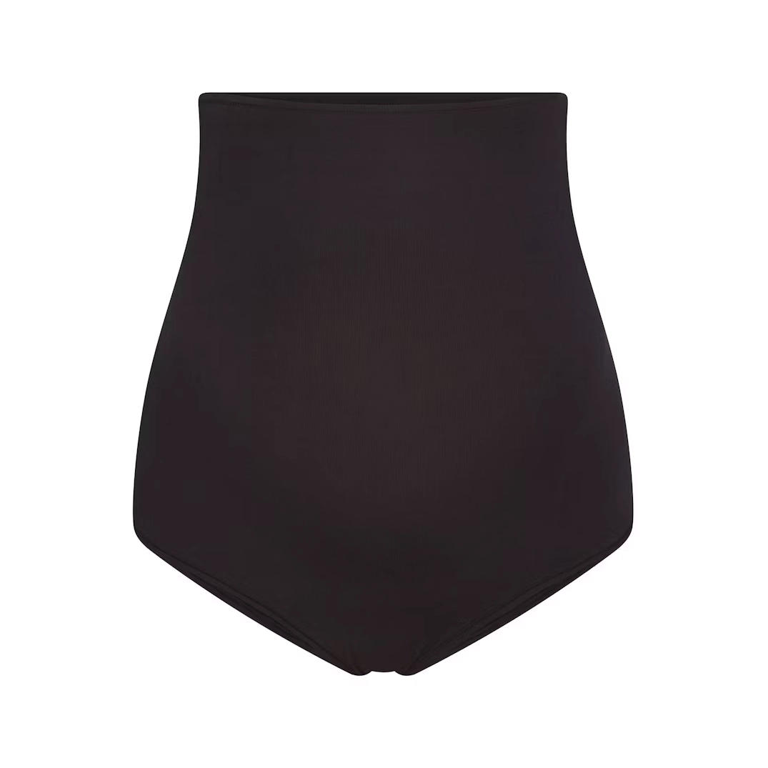 SKIMS SS25 COTTON JERSEY MATERNITY HIGH-WAISTED BRIEF