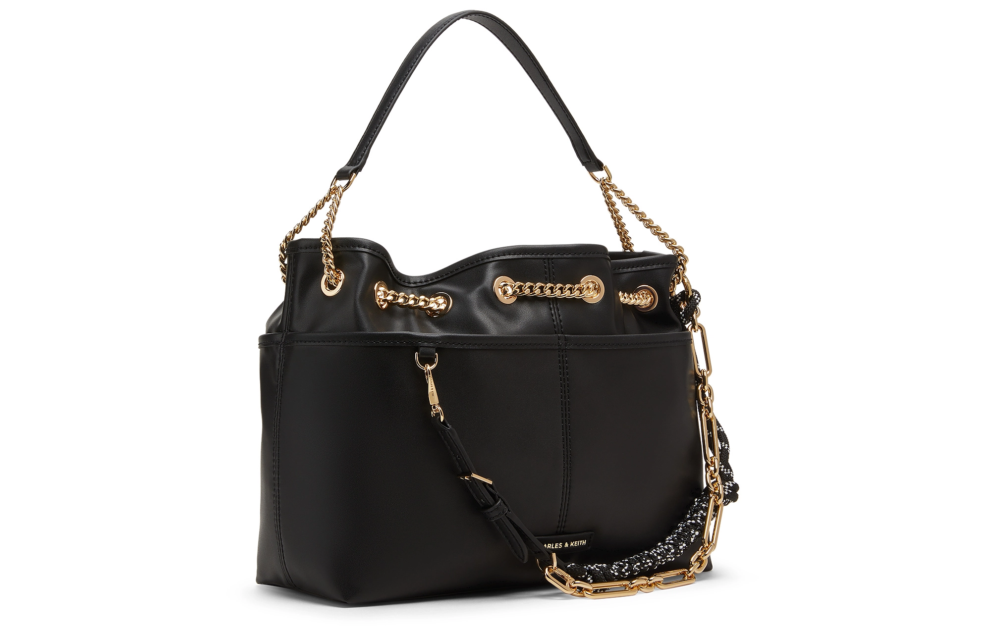 CHARLESKEITH ck PU CreamBlack