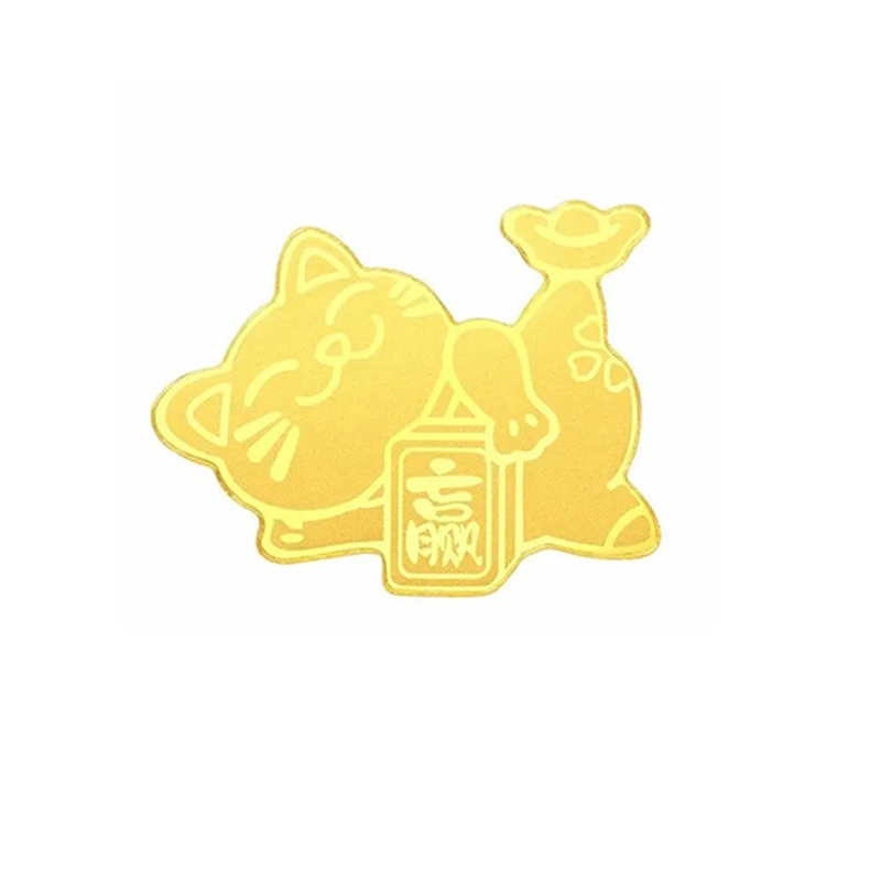 九隆古 可爱小猫手机摆件背包 搞钱要紧有钱花暴富 甜美森系小清新萌趣 学生恋爱告白好运 金 挂件 男女同款情侣款