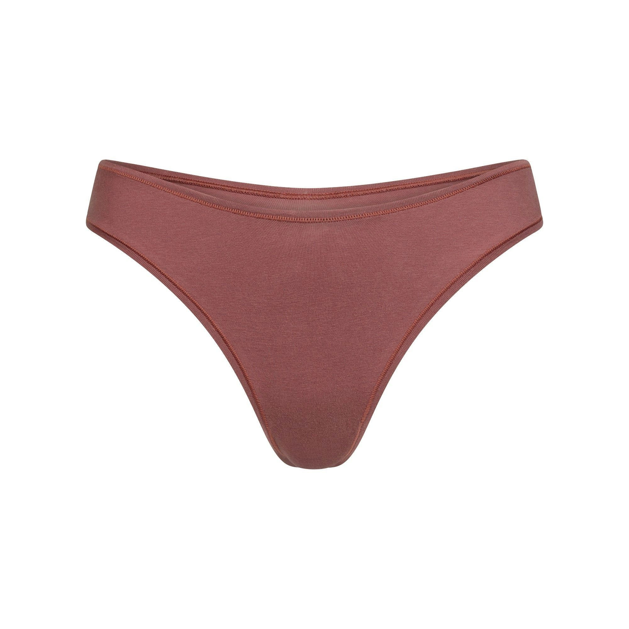 SKIMS SS25 COTTON JERSEY DIPPED THONG 1