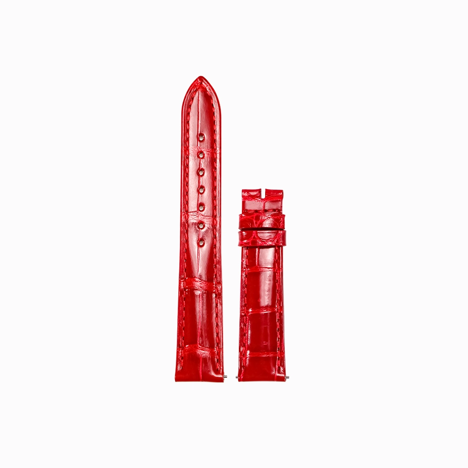 达梭 积家适用 手表表带 鳄鱼皮材质 女款