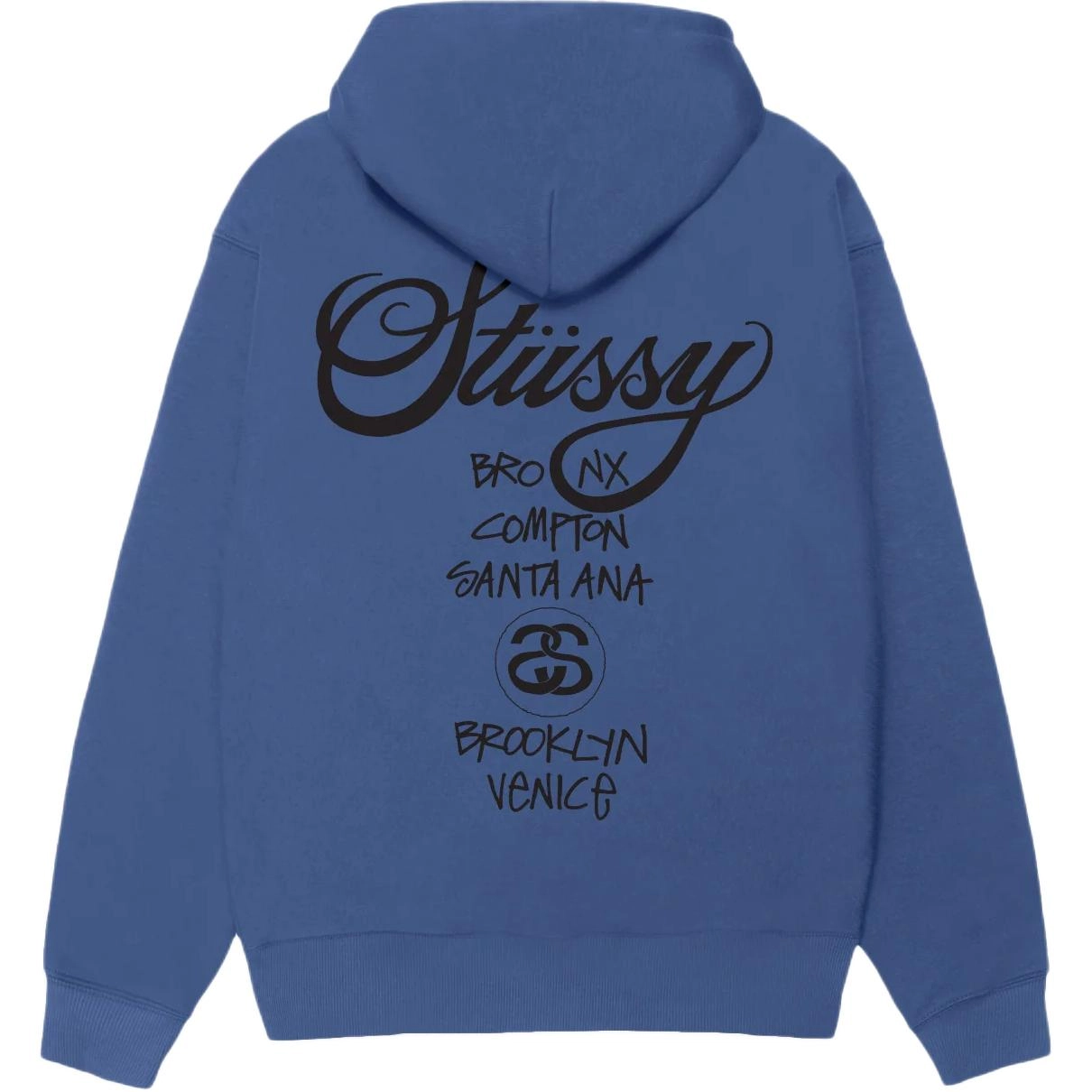 Stussy SS25 World Tour HOODIE logo