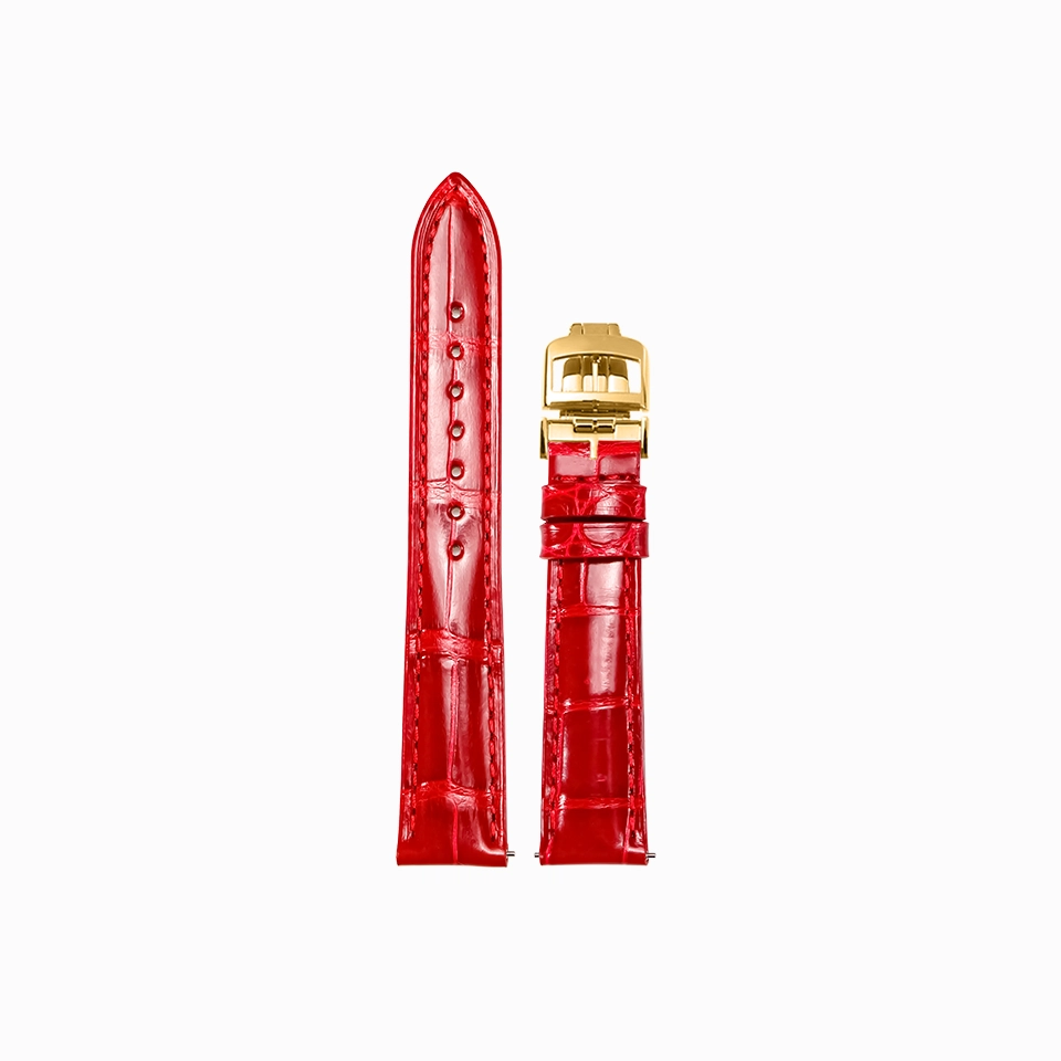 达梭 积家适用 手表表带 鳄鱼皮材质 女款