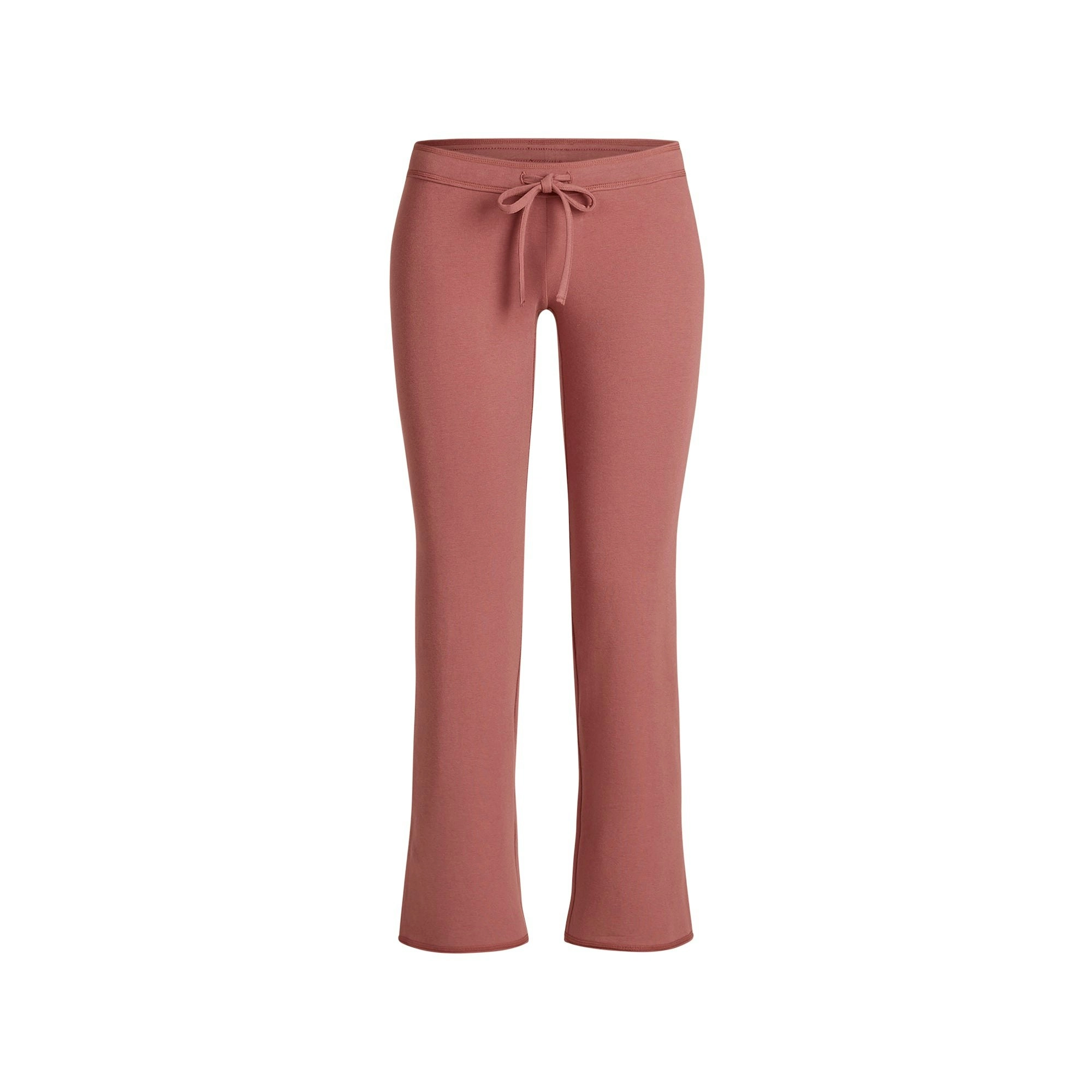 SKIMS SS25 COTTON JERSEY LOW RISE CROP PANT
