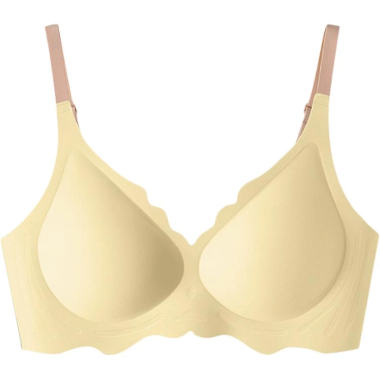 北极绒 柔滑亲肤纯色无痕舒适薄款小胸聚拢收副乳文胸 女款 组合装