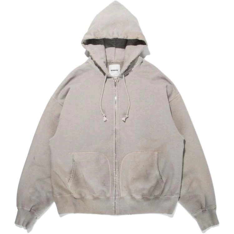 bowwow SS25 ZIP SWEAT HOODIE AGING