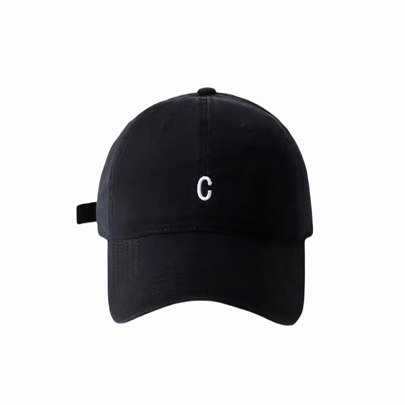 北极绒 潮流时尚刺绣简约百搭大帽檐显脸小软顶户外出游遮阳 棉 鸭舌帽 男女同款情侣款