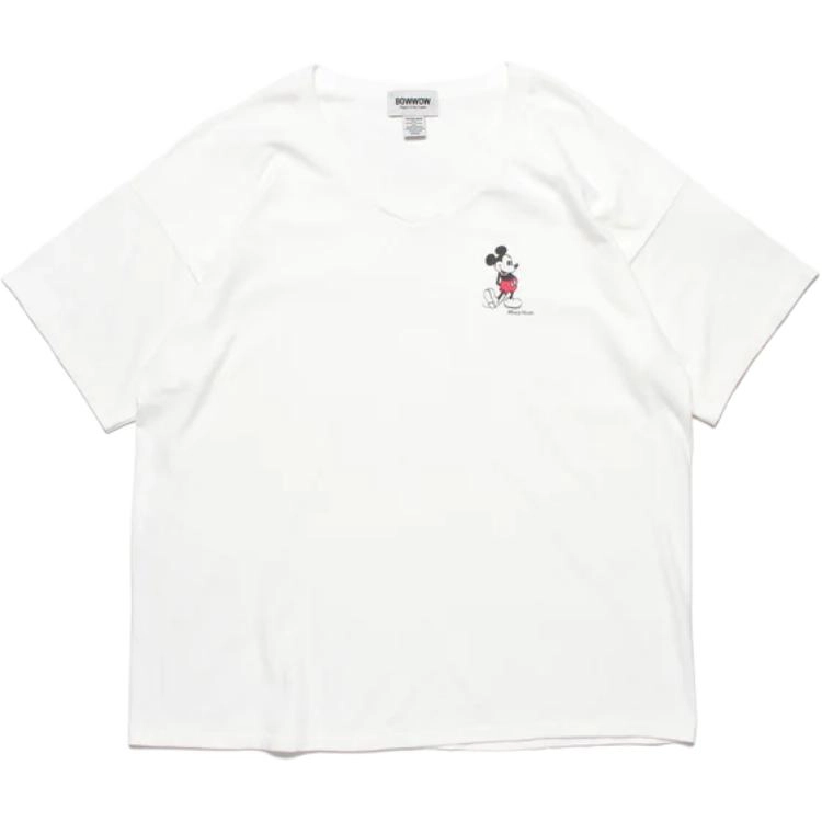 bowwow SS25 MICKEY MOUSE 8812 V-NECK TEE T
