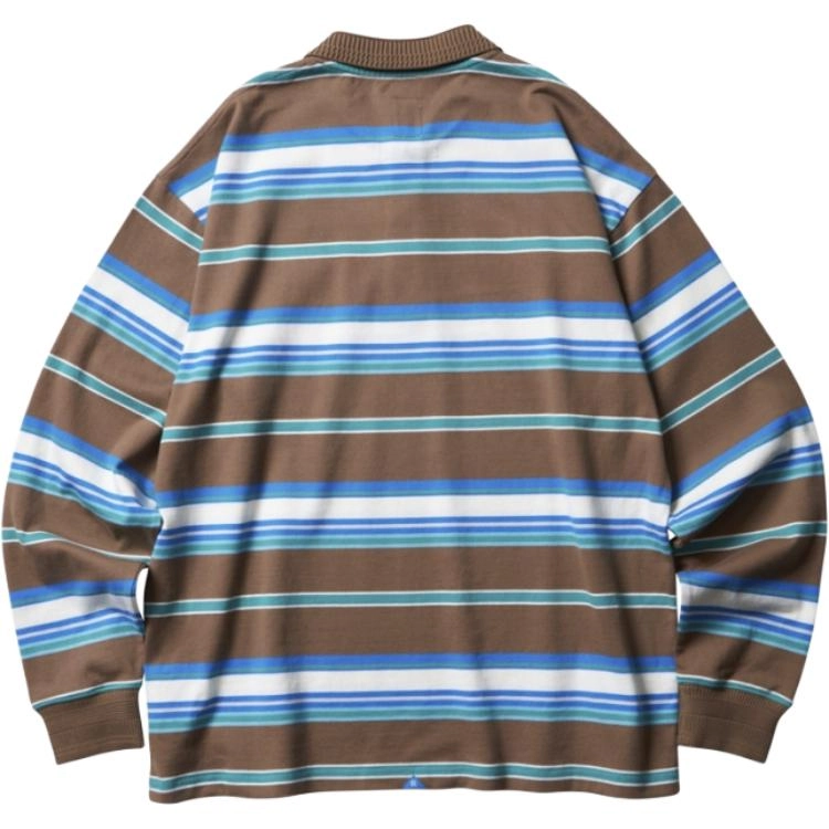 Liberaiders MULTI STRIPE LS POLO SHIRT Polo