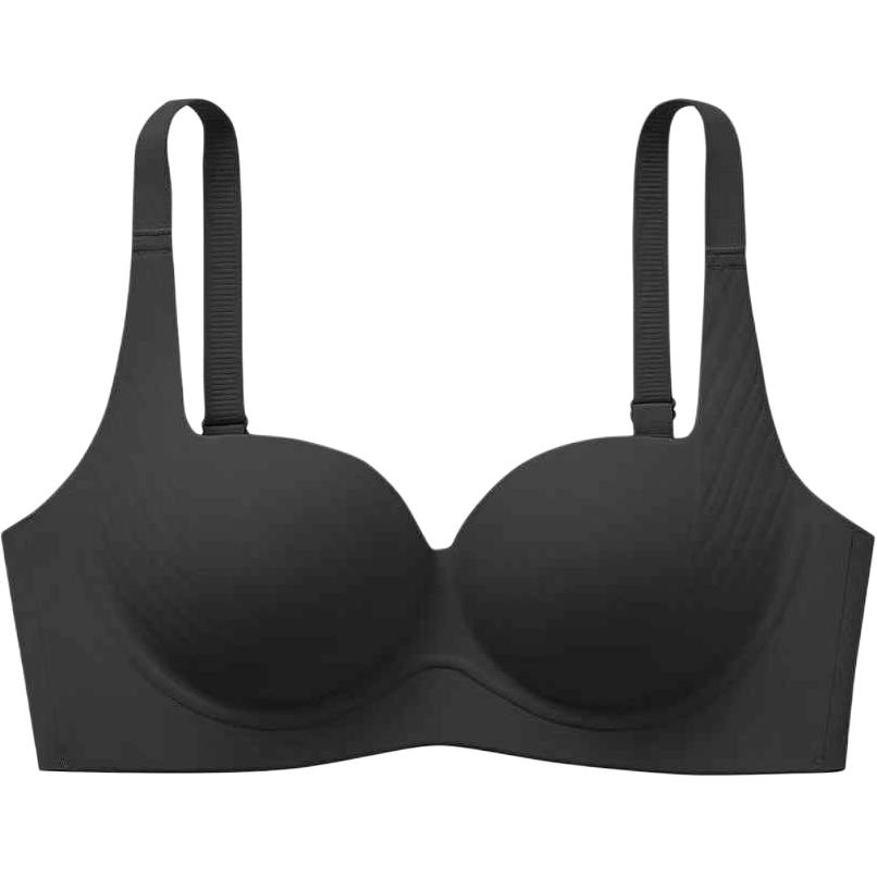 黛尔佳人 聚拢小胸显大光面无钢圈收副乳防下垂提拉上托无痕文胸 女款