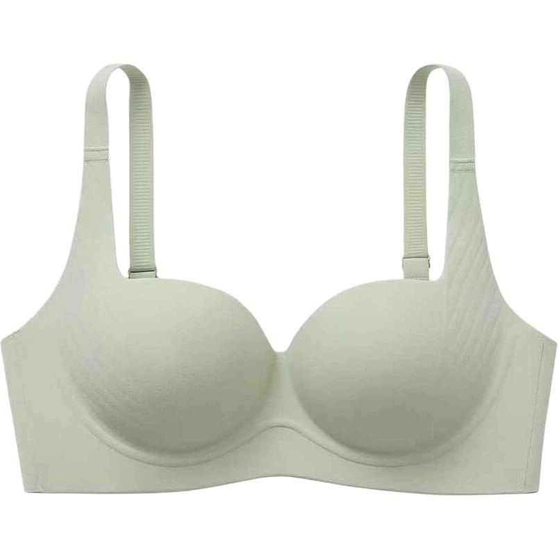 黛尔佳人 聚拢小胸显大光面无钢圈收副乳防下垂提拉上托无痕文胸 女款