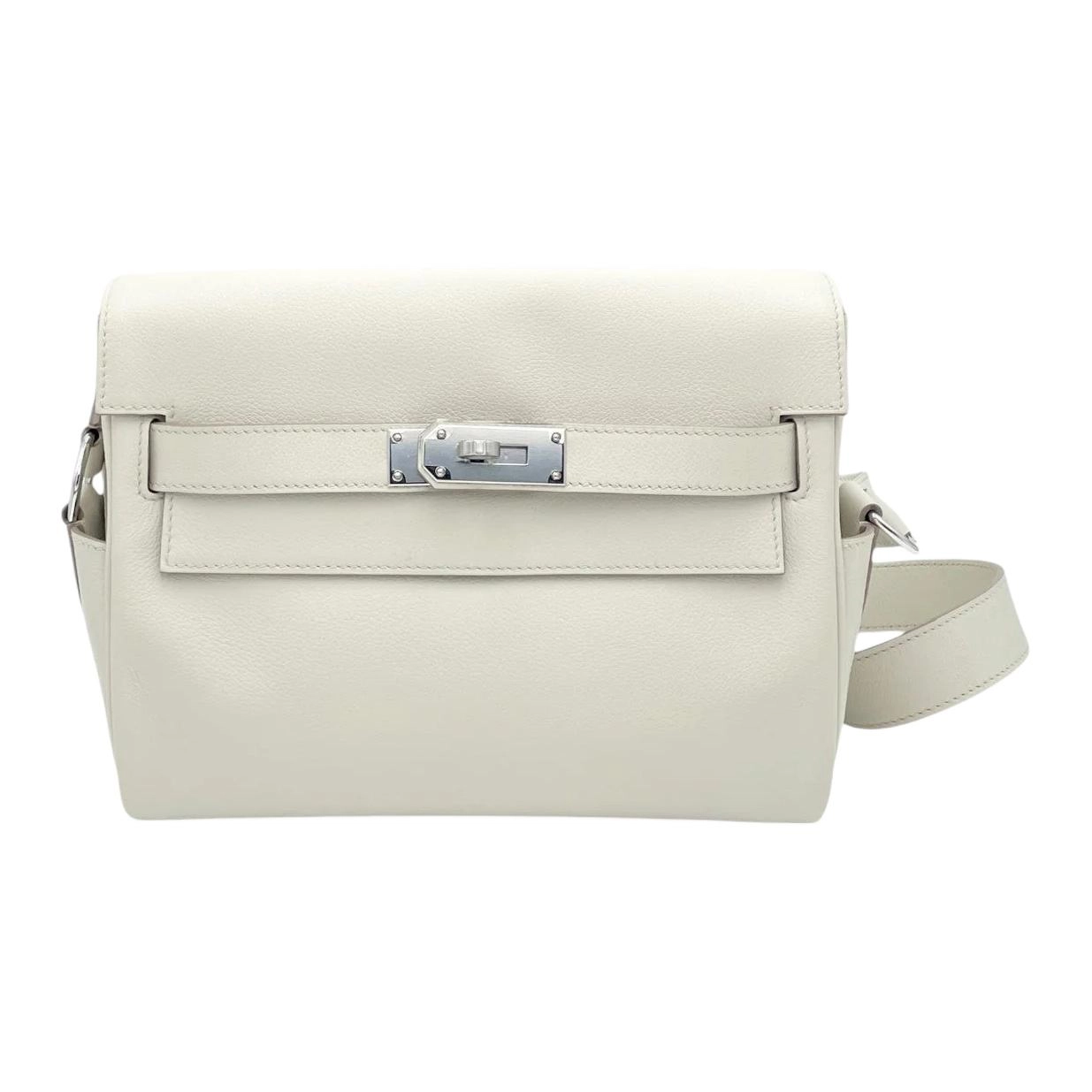 HERMES Kelly Messenger 10 Craie