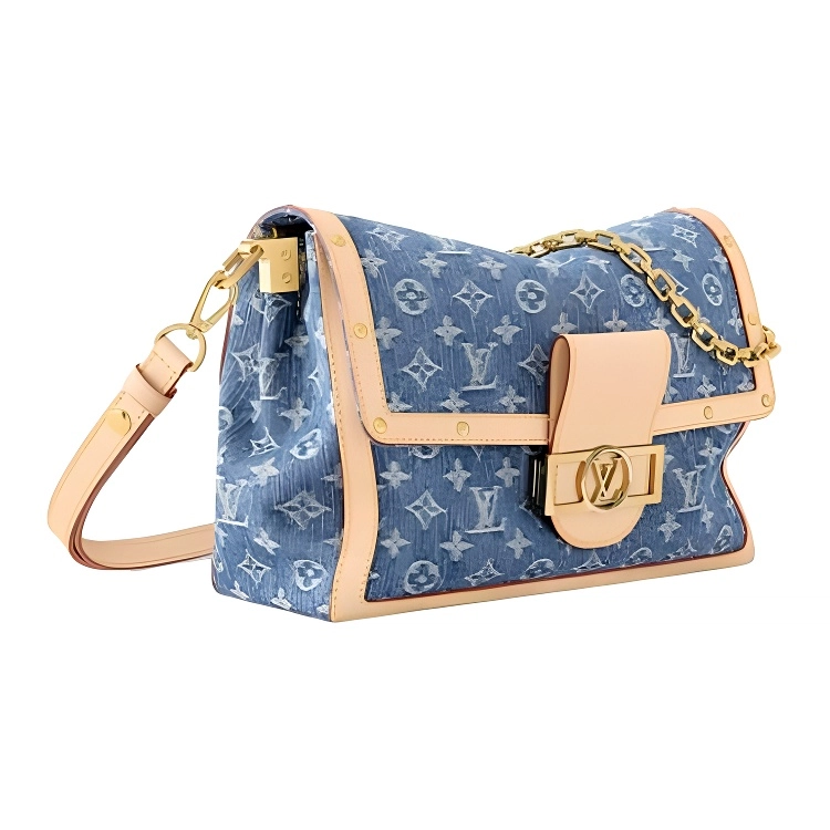 LOUIS VUITTON Dauphine Soft GM Logo Monogram