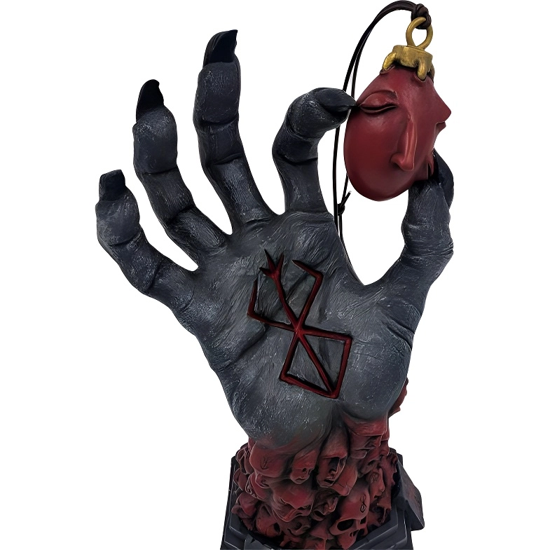 西瓜藤 创意桌面装饰 恶魔狂暴神之手 剑风传奇 手办 树脂摆件 工艺品 成品模型