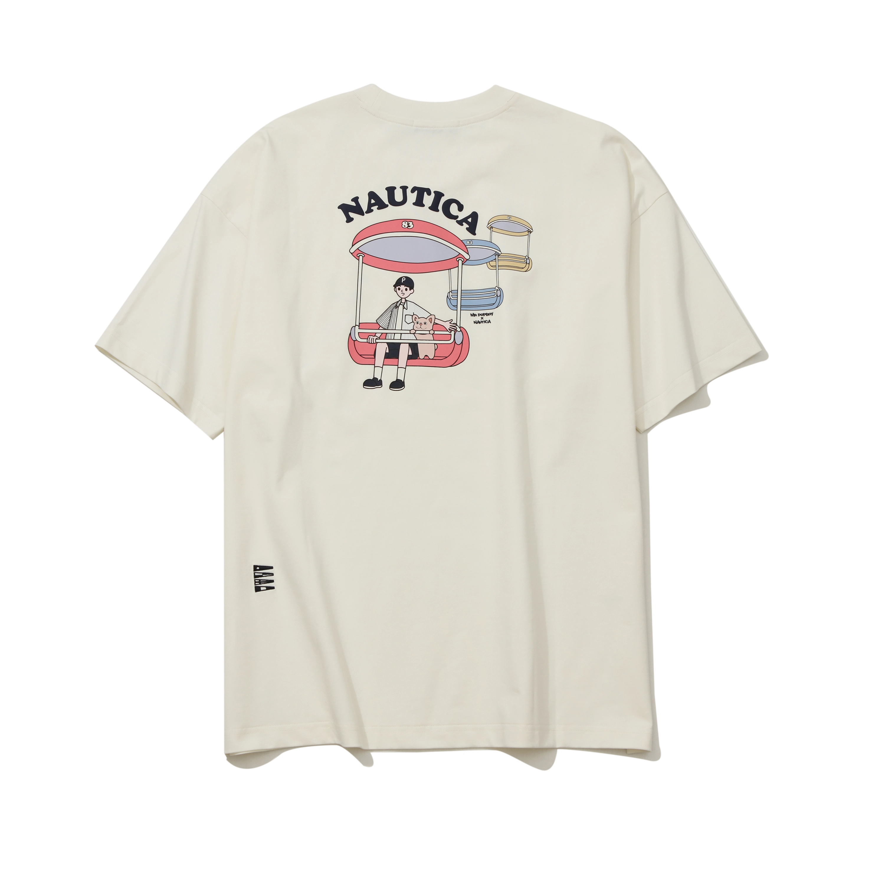 nautica white sail POPBOY T