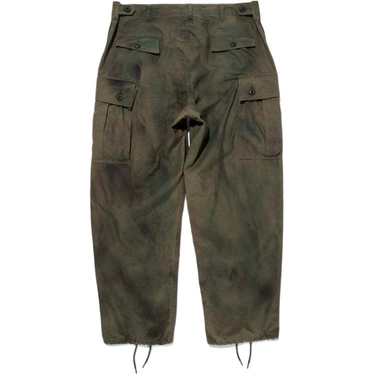 bowwow SS25 JUNGLE FATIGUE CARGO PANTS SPRAY CAMO