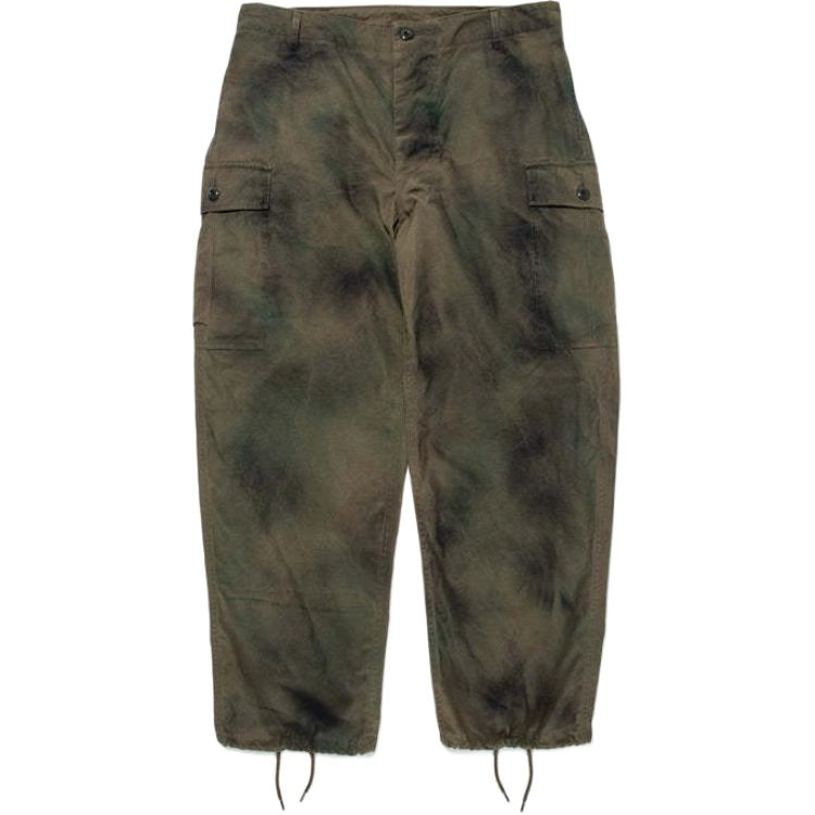 bowwow SS25 JUNGLE FATIGUE CARGO PANTS SPRAY CAMO
