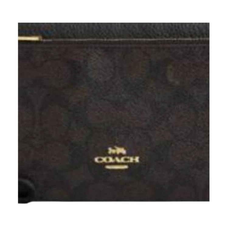 COACH Double Zip Wallet 21 Logo