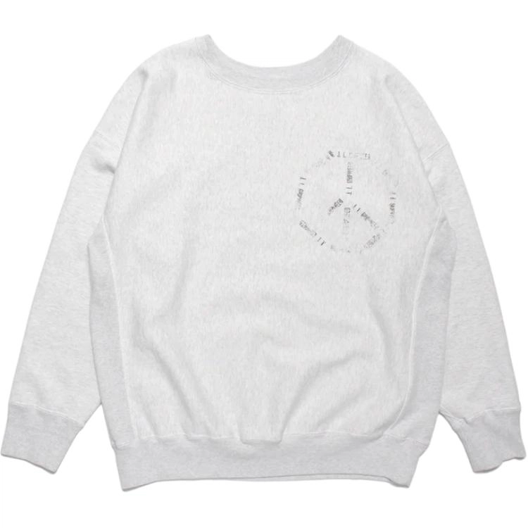bowwow SS25 Keiji Kaneko BOW WOW JOHN PEACE CREW SWEAT SHIRTS