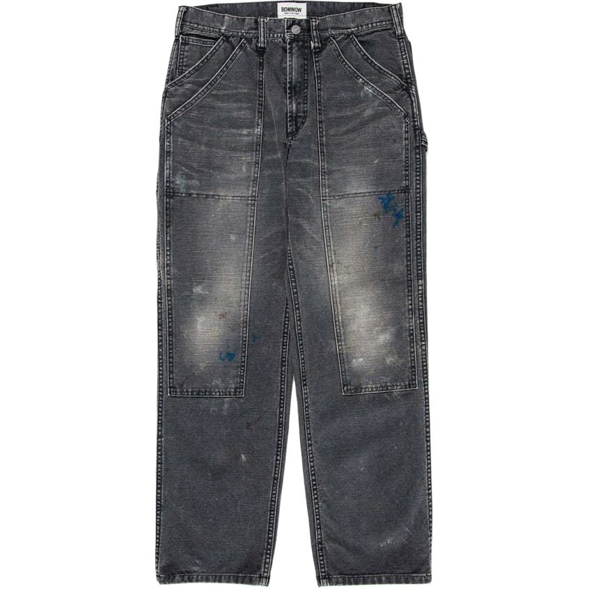bowwow SS25 DOUBLE KNEE DUCK PAINTER PANTS AGEING
