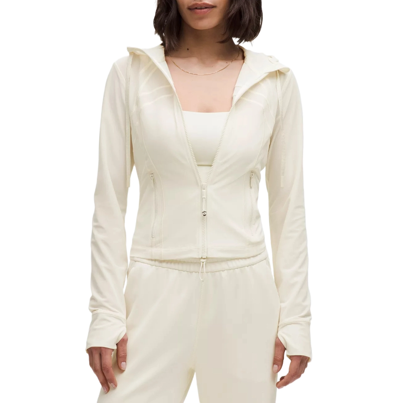 lululemon Define Cropped Hooded Jacket Mesh