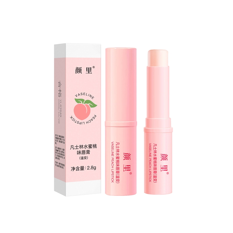 颜里 凡士林水蜜桃润唇膏 保湿