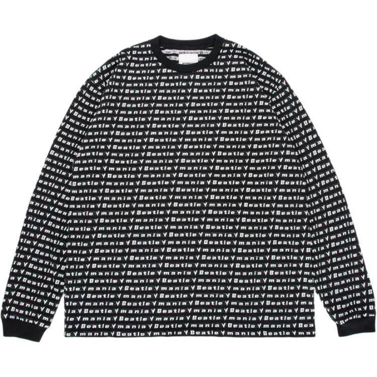 bowwow SS25 BEATLE MANIA LOVE JACQUARD LS