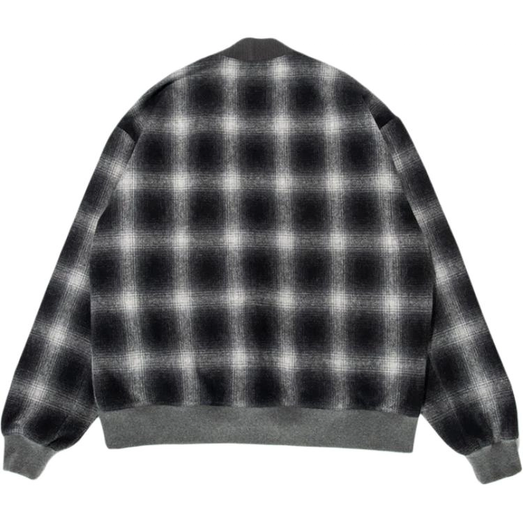 bowwow SS25 WOOL CHECK CARDIGAN V