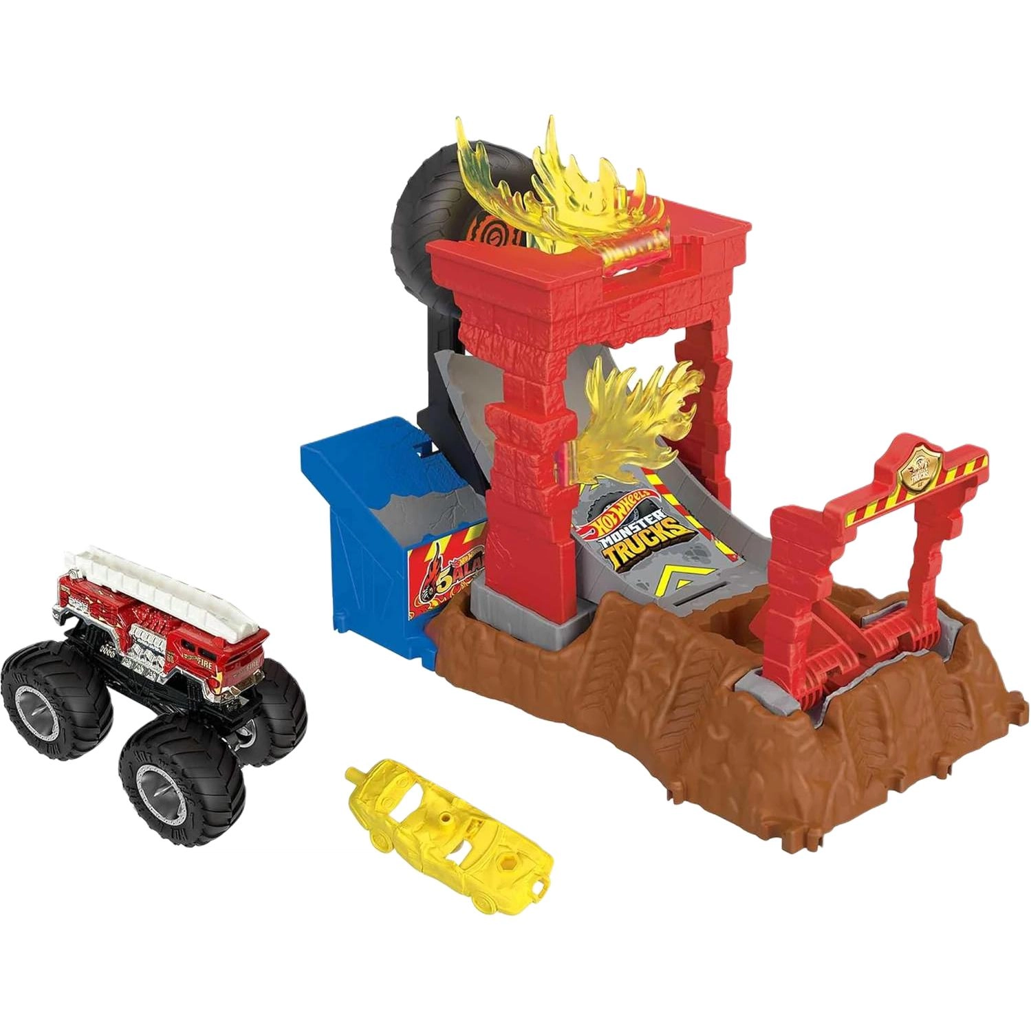 Hot Wheels Mattel Fire Crash