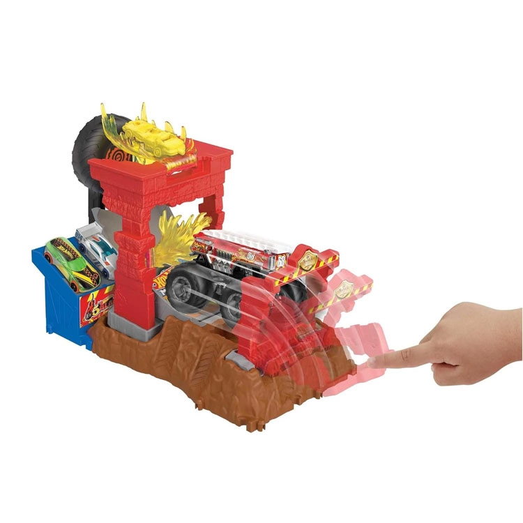 Hot Wheels Mattel Fire Crash