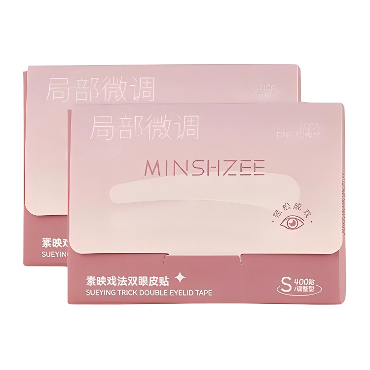 茗希芝 隐形双眼皮贴无痕内双肿泡美目贴美妆工具蕾丝 双面肤色蕾丝