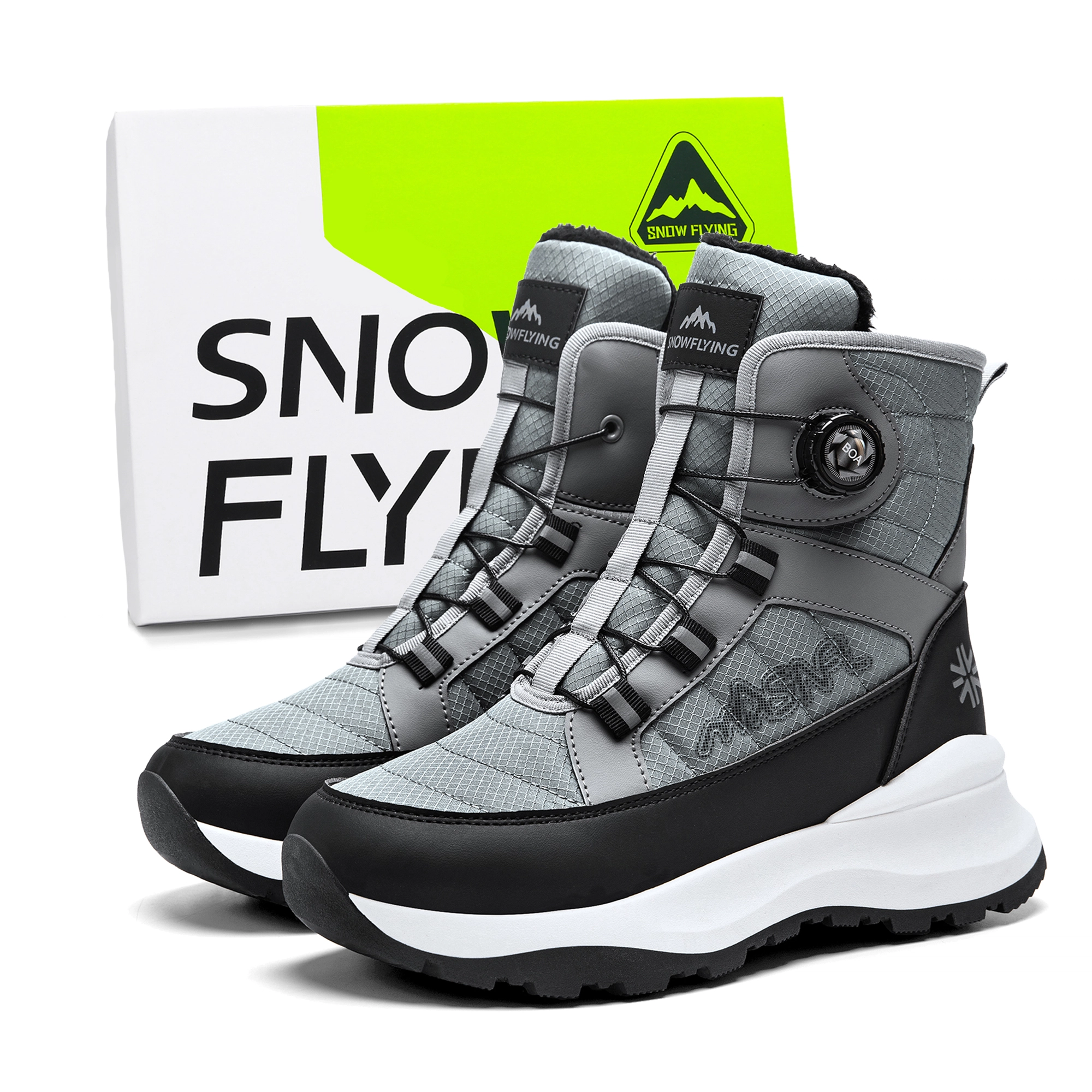SNOW FLYING