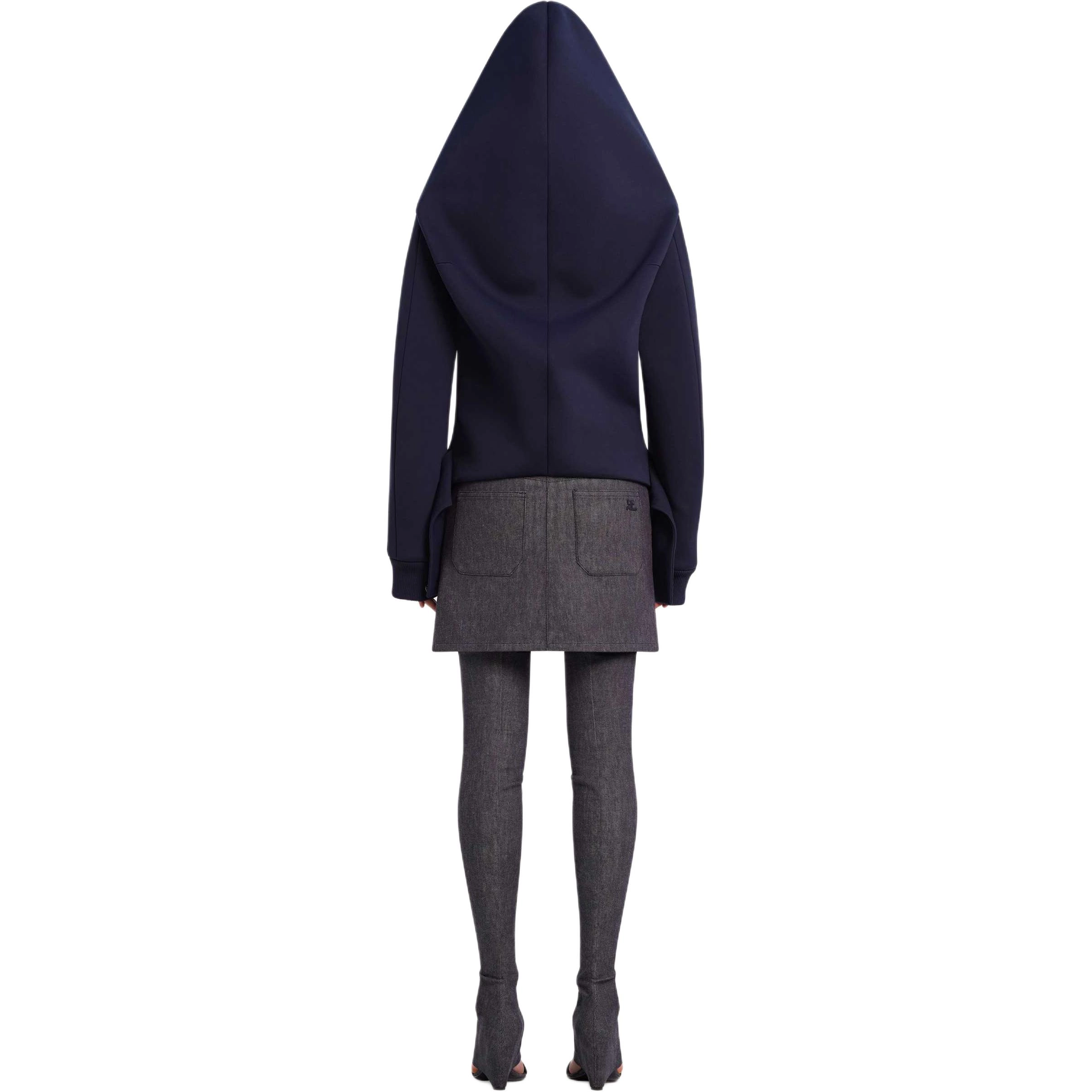 COURREGES SS25 COCOON BONDED JACKET