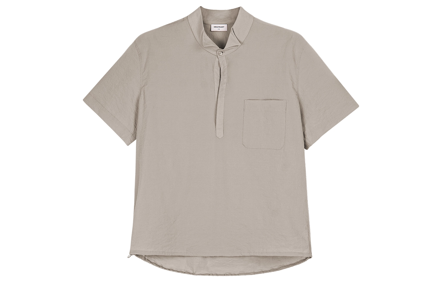 SIMPLE PROJECT *Half-placket Shirt