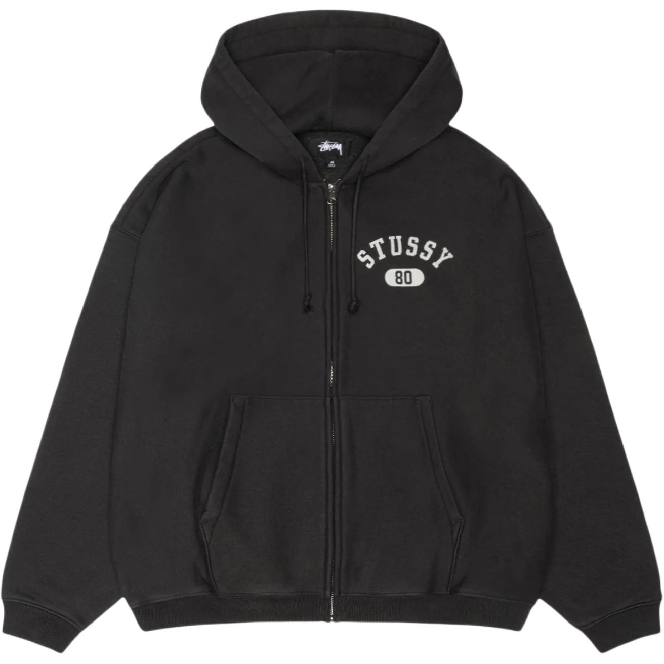 Stussy SS25 VARSITY ZIP HOODIE logo