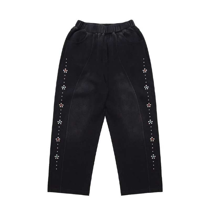 Vandy The Pink Studded Thermal Sweatpants