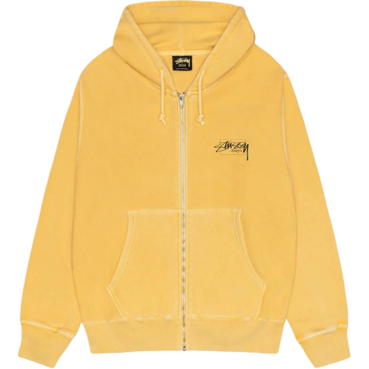 Stussy SS25 MODERN AGE ZIP HOODIE PIGMENT DYED logo