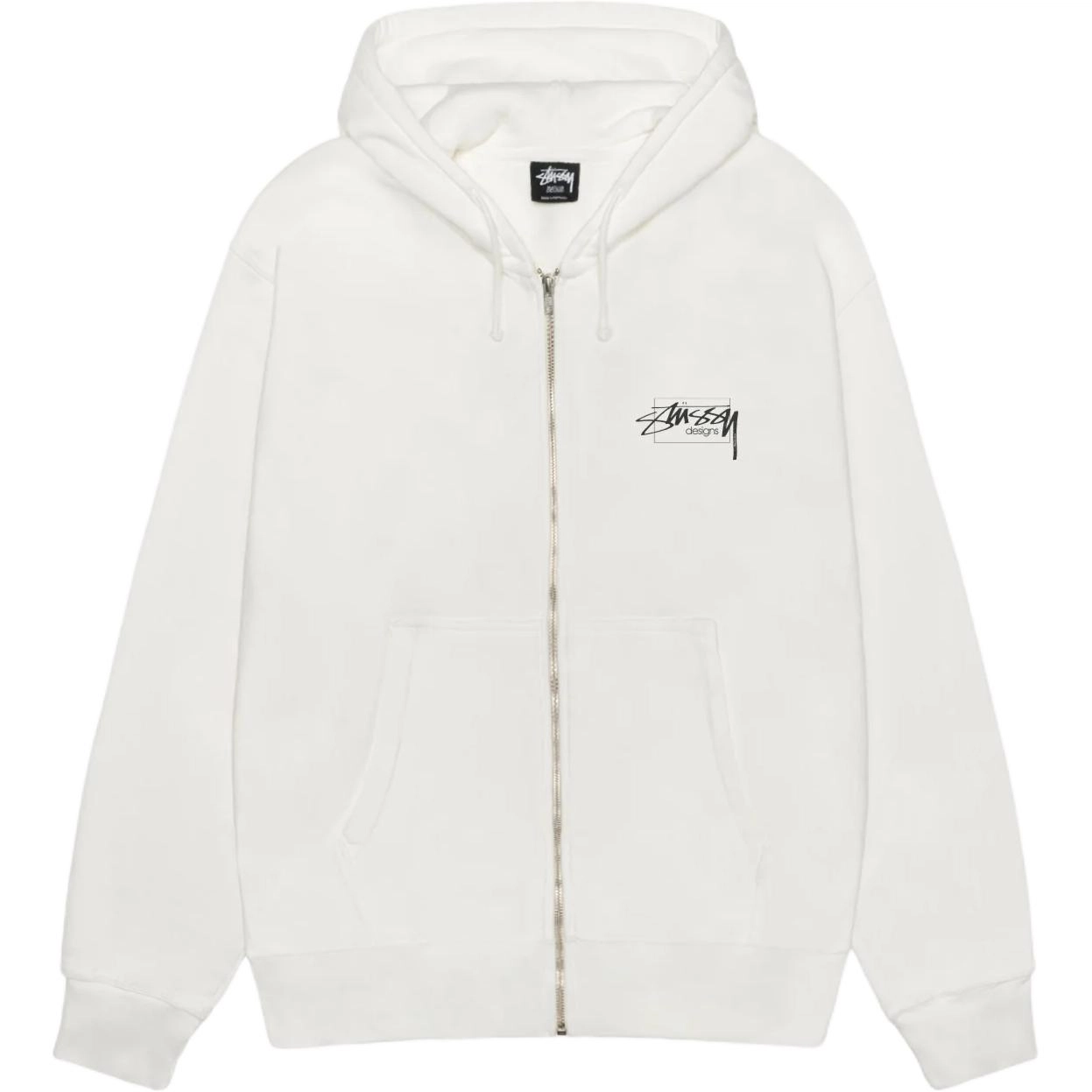 Stussy SS25 MODERN AGE ZIP HOODIE PIGMENT DYED logo