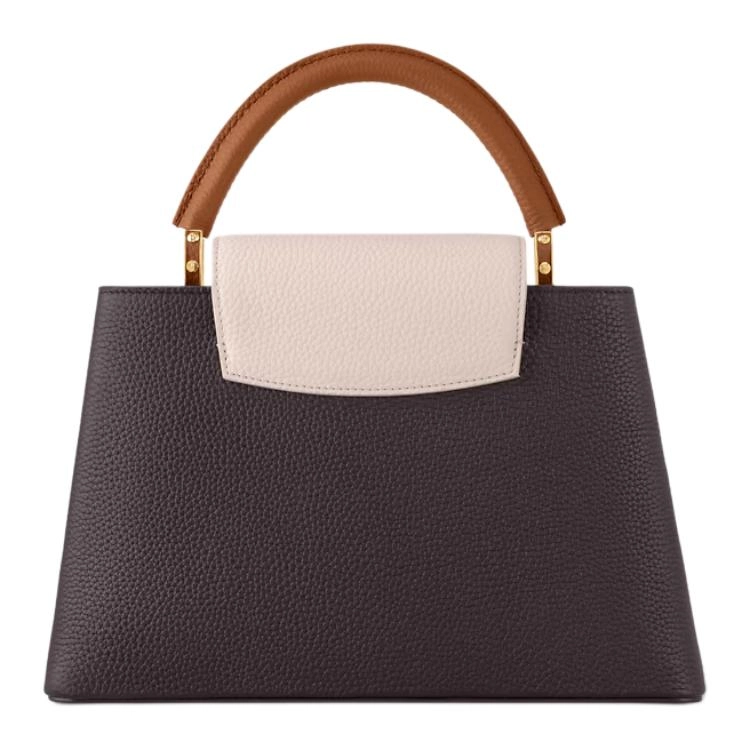 LOUIS VUITTON Capucines MM Logo Taurillon