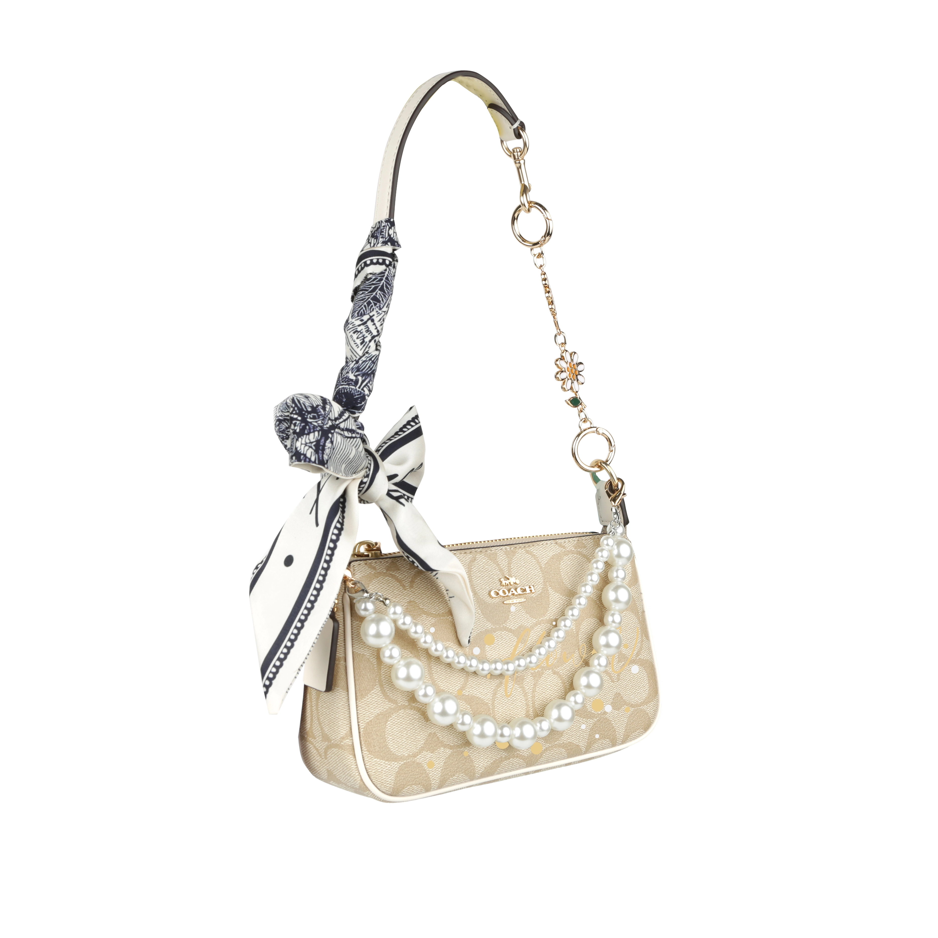 COACH Nolita 19 Logo PVC
