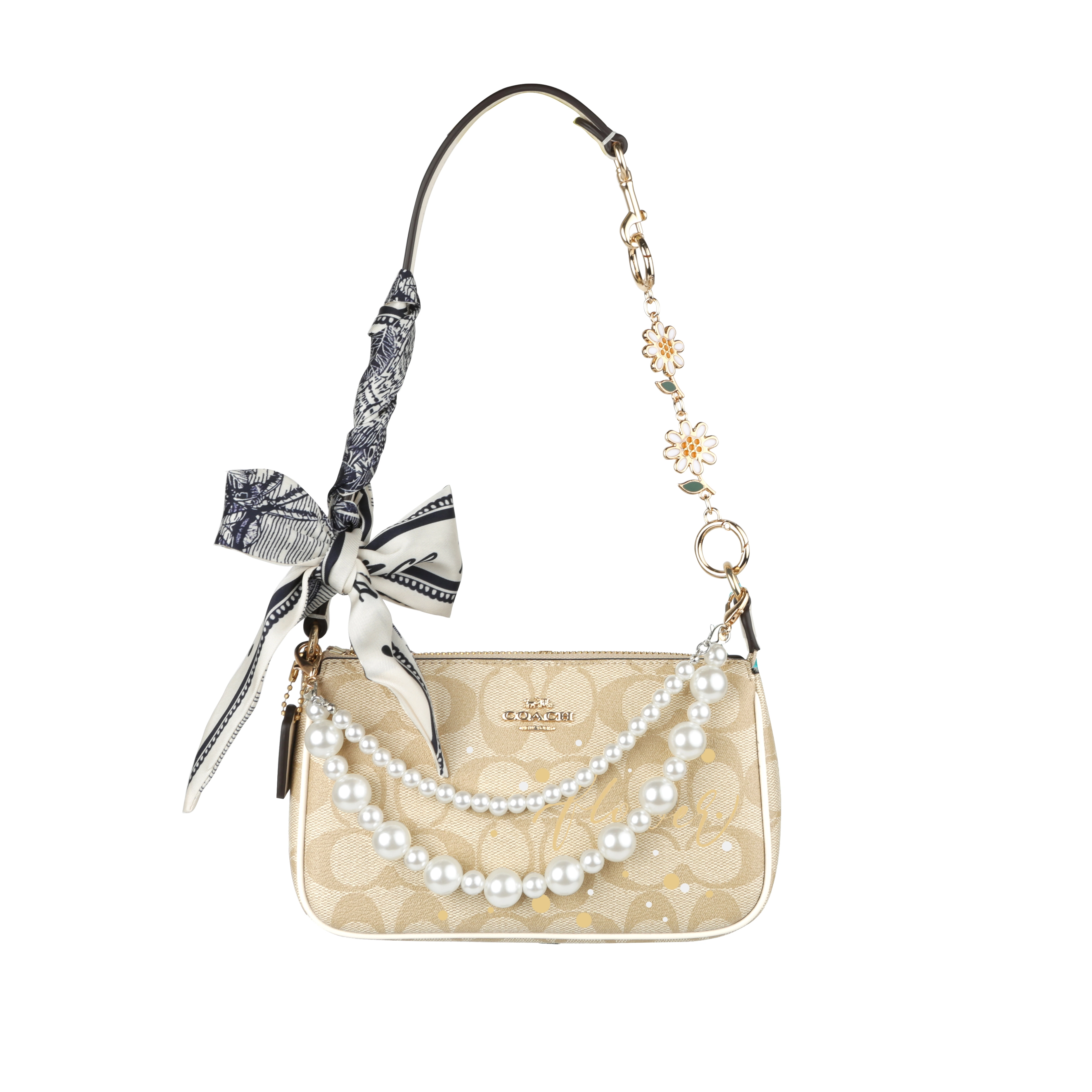 COACH Nolita 19 Logo PVC