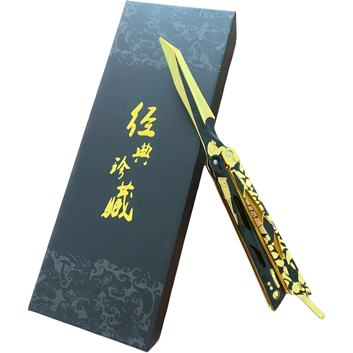 幽幽谷娜娜 三角洲行动游戏 影锋蝴蝶暗黑怜悯甩手刀道具合金 成品模型
